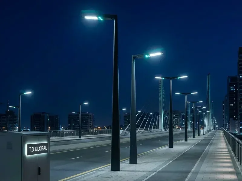 פרויקט תאורת חוץ מתקדמת של T.D GLOBAL